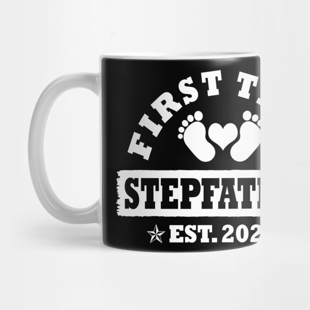 First Time Stepfather Est 2022 Funny New Stepfather Gift by Penda